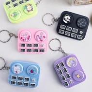 Creative DJ Machine Music Keychain Luminous Sound Stress Relief Toys Bag Hanging Ornament Gifts