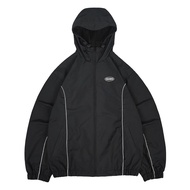 [8.8] Rown Division Windbreaker Jacket || Zubon Black Jacket Anorak