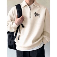 RUGBY DISTRO SWEATER RUGBY SWEATER BASIC DAILY STYLE SWEATER COLLAR SWEATER MEN WOMEN DISTRO SWEATER