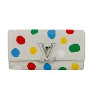 Pre-owned LOUIS VUITTON M81890 Portefeuille Capucines, Yayoi Kusama Collaboration Polka Dot LV X YK 