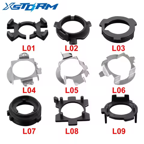 2Pcs H7 LED Headlight Adapter H1 H7 Bulb Holder Car Socket Base