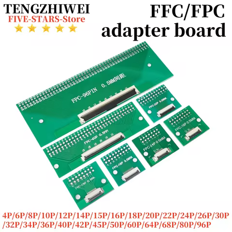 1PCS FFC/FPC adapter board 4P/6P/8P/10P/12P/14P/15P/16P/18P/20P/22P/24P/26P/30P/32P/34P/36P/40P/42P/
