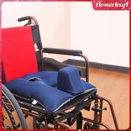 [Flowerhxy1] Wheelchairs Seat Cushion Chair Pad Anti Decubitus Transfer with Washable Cover Breathable Prevent Forward Sliding for Patients