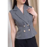 OLLYTHELABEL - CLAUDE VEST TOP / VEST TOP / EID CLOTHES WOMEN'S BLOUSE WOMEN'S VEST/ WOMEN'S VEST/ W