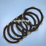 6PCS  Clutch Friction Plates Widened Kits Set For CG125 CG150 CG175 CG200 ATV Motorcycle Clutch Part