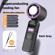 【 ice cooling fan 】199speed Ice Cooling Turbo Fan – Portable Mini Handheld Fan with 199 Speed Strong