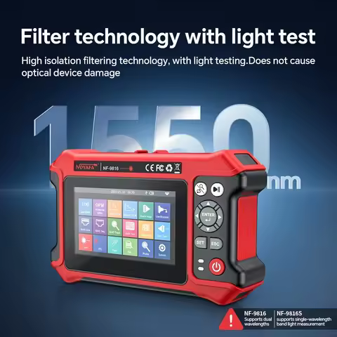 NOYAFA Mini OTDR 1550nm 26dB Optic Otdr Optical Reflector Active Fiber Live Tester Optical Reflectom