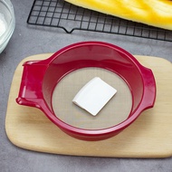 Flour Filter Mesh Sieve 60 Mesh Ultra-Fine Baking Tools Handheld Stainless Steel Sieve Plastic Scrap