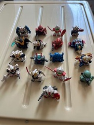 絕版SD高達扭蛋 15隻