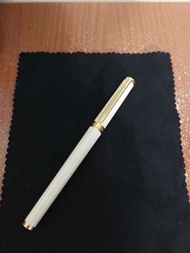 德國製 Montblanc Noblesse Oblige 貴族 象牙白 14K 585 雕花筆尖 鋼筆