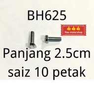 ❤️BH625 skru saiz 10 common petak panjang 2.5cm #bh625❤️sebiji RM0.25❤️