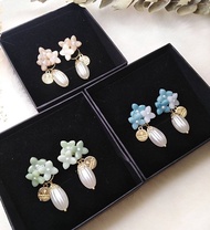 浮容手作房HIBISCUS#瓣蜜#/耳環/uv膠