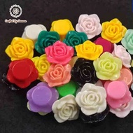 Rose Flower Beads – Acrylic Flatback Beads