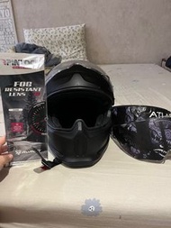 Ruroc atlas 3.0 消光黑 二手少戴