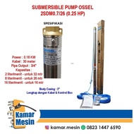 Pompa Air Celup satelit 1/4 PK 2" Pompa Submersible 2" 1/4 PK