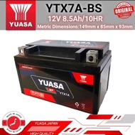 ♡YUASA YTX7A-BS YTX7A YTX7 GEL BATTERY KARISMA VF3i185 VF3I ELIT125 SM110 JETZ125 VR125 EVOZ125 ICON LTR450 SPORT 110R✯