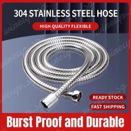 304 Stainless Steel Shower Head Hose Stainless Steel Bidet Spray Hose Stainless steel Burst Proof Hose
