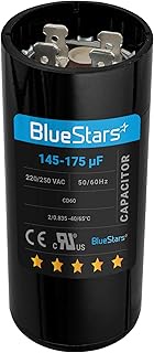 Premium 145-175 uf MFD 50/60 Hz 220-250 VAC Volts Round Start Capacitor by Blue Stars - Universal Fi