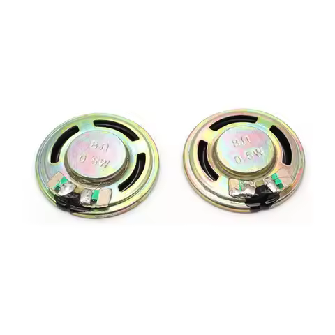 5pcs 0.5W 8 Ohm Speaker Loudspeaker 23mm Diameter Small Trumpet 0.5 watt 8R Thickness 5MM for Toys/B