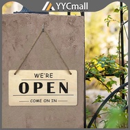 Wooden Open Close Sign 25*13*0.7cm Open/Closed Hanging Sign Open/Closed Hanging Sign