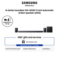 Samsung Q-Series Soundbar HW-Q930F 9.1.4ch Subwoofer & Rear Speaker (2025) [Online Exclusive]
