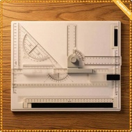 [flameer1] A4 Drawing Board Sliding Guide Guides Drafting Board Portable Drafting Table Transparent 