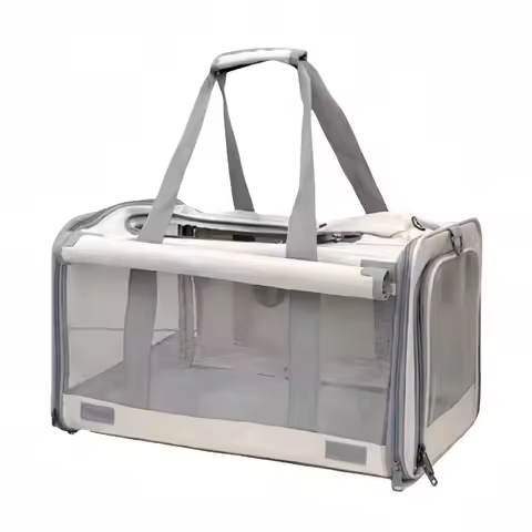 Travel Pet Carrier Bag for Cats or Small Dogs Breathable Portable Carrier Tote for 2 Cats Large Capa