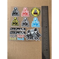 Dakar body sticker