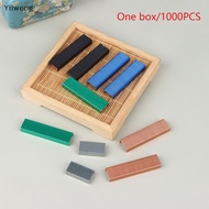 [Yiiweng] 26/6 Staples Pin 1000pcs/Box Metal Office Standard Stapler Staples 26 / 6 Binding Machine 