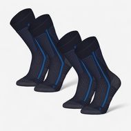 QUECHUA Warm hiking socks, SH500 Mountain Mid - Blue