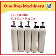 Portable 10L Welding Gas Mini Cylinder CO2 Gas MIG / Co2 cylinder
