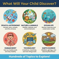 100% NEW 100000 WHYS Encyclopedia Kids Science Knowledge Books& Note Paper