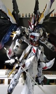 （特價優惠中）噴塗完成品 Bandai 巴巴托斯 1/100 MG 龍王 GK改件魔翼改版 巴巴託斯 鐵血的孤兒 Metal Robot barbatos lupus 獵魔