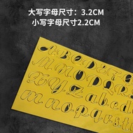 Taiwan English Letter Cursive Cake Insert Card Decoration|Letter Birthday Mother New Year|Card