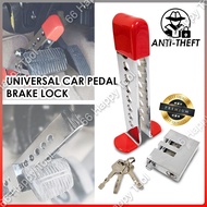 Universal Car Pedal Brake Lock Anti Theft Security Throttle Paddle Clutch Lock Steel Safety Brek Kereta Kunci