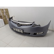 Honda civic fd front bumper + rear bumper free spoiler