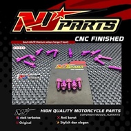 M6 x 10 titanium bolt with 2 keys, salaya model, 10 thread, 1cm long. Original titanium salaya model