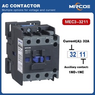 6A 95A CJX2คอนแทคเตอร์แม่เหล็ก AC ใหม่ (LC1-D) สำหรับสวีสปุ่มทำงานและไฟฟ้าแผงควบคุม9A 220V-240V 25A 