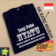 NEW KAOS ATASAN KATA KATA SUNDA TONG POHO NYATU KAOS PRIA KAOS WANITA