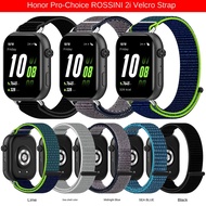 nylon band for Honor's Choice ROSSINI 2i Magic Tape Strap Honor Watch 2i Woven Nylon Strap