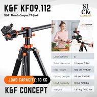 ขาตั้งกล้อง K&F Concept รุ่น K&F KF09.112 Professional Camera Tripod Horizontal Aluminium Tripods Mo