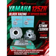 Y125ZR Y125Z Y125 HIPOWER HI POWER RACING BLOCK ONLY ( NO PISTON + BLOCK STUD STAINLESS STEEL ) 57MM