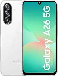 Samsung Galaxy A26 5G (Awesome White, 6GB, 128GB) | Awesome Intelligence (AI) | Circle to Search | G