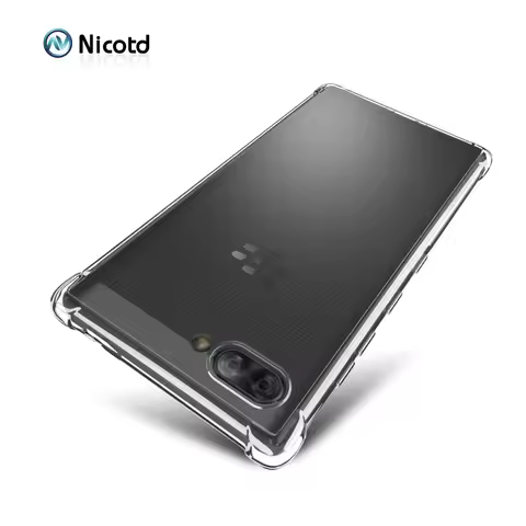 TPU Silicone Shockproof Case sFor Blackberry Key2 LE Ultra thin Clear Transparent Back cover for Bla