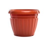 ELIANWARE Plastic Round Flower Pot (19cm x 16cm)