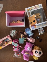 全取70Funko Pop! Winnie the Pooh, Crayon Shin-chan Figures