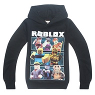 ROBLOX เสื้อแขนยาวมีฮู้ดสําหรับเด็กผู้ชาย