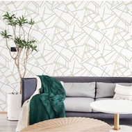 Geometric Line Wallpaper 8m to/d 9m x 45cm