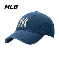MLBˉ Official NY MZ mens and womens caps 2023 new retro denim sports caps baseball caps outdoor casu