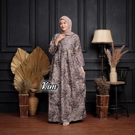 Bisa (COD) -Gamis batik. Gamis batik Jumbo LD 120 CM -gamis terbaru 2023 - BAJU GAMIS BATIK WANITA  